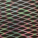 Nylon Spandex Diamond Shape Double Foggy Foil Fabric