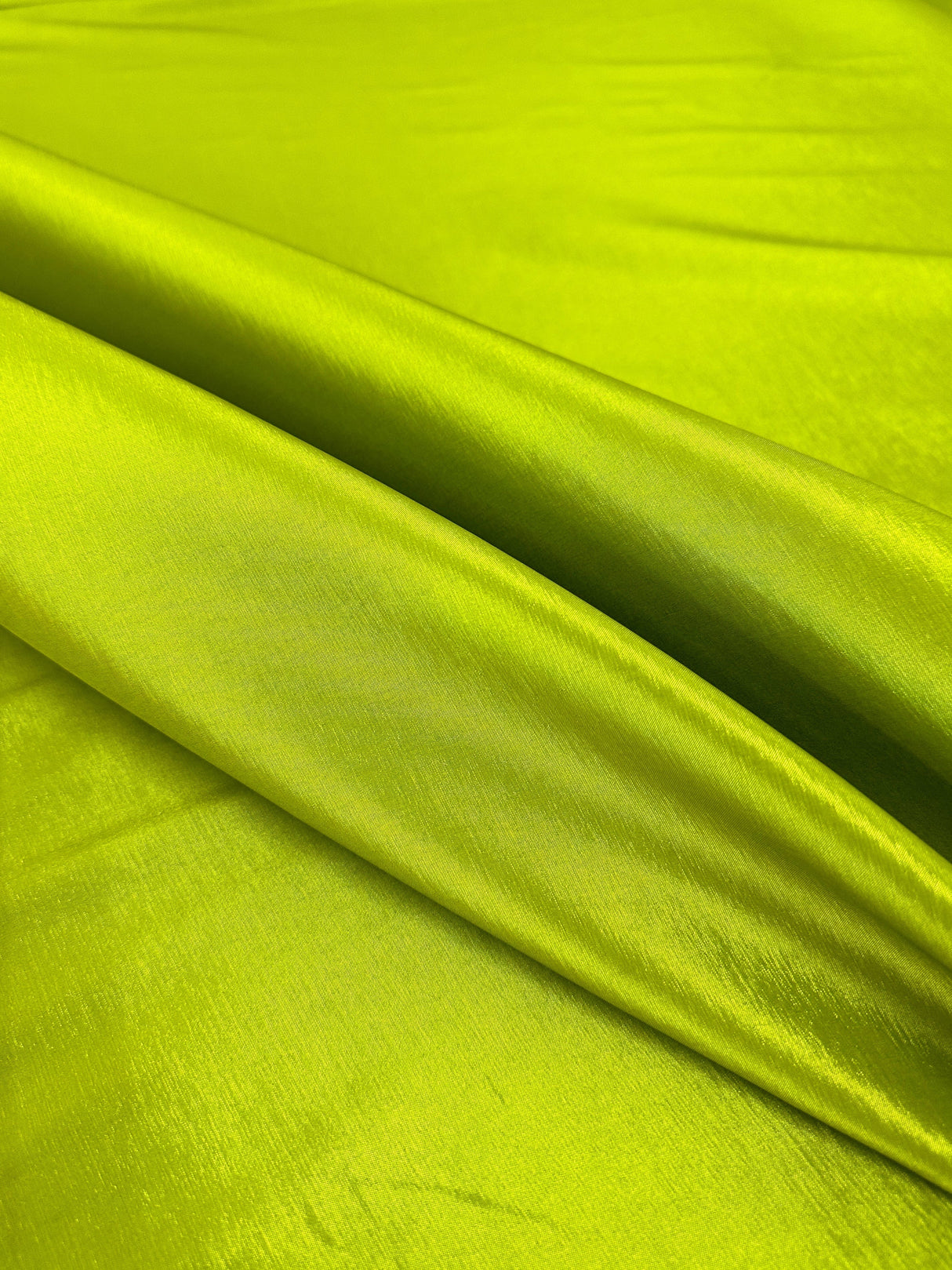 Stretch Taffeta Lime Green