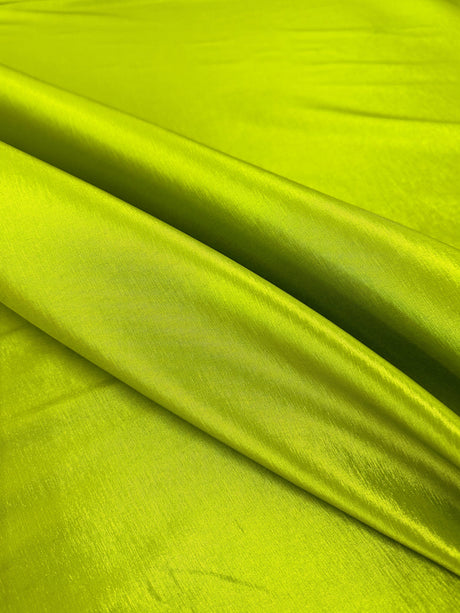 Stretch Taffeta Lime Green