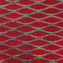 Nylon Spandex Diamond Shape Double Foggy Foil Fabric