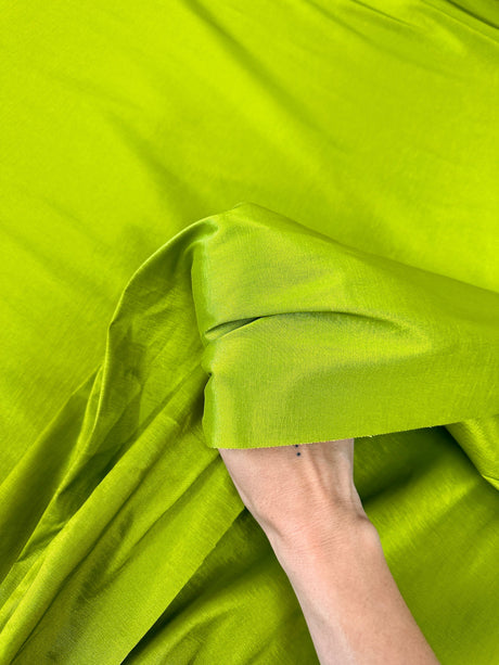 Stretch Taffeta Lime Green