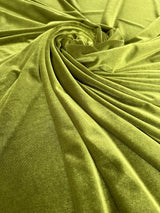Stretch Velvet Olive