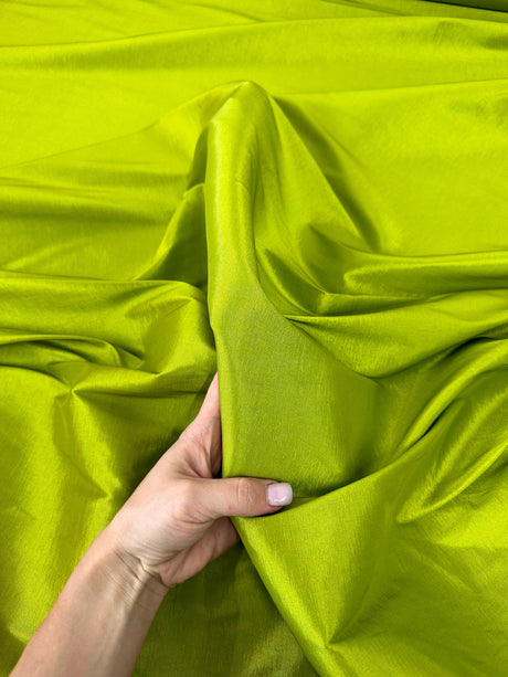 Stretch Taffeta Lime Green
