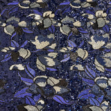 Stretch Sequins Floral Fabric Multicolor