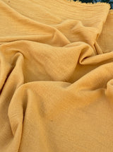 Gold Crinkle Cotton Gauze