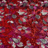 Stretch Sequins Floral Fabric Multicolor