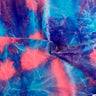 Tie Dye Stretch Velvet Fabric - 4-Way Stretch, 60" Width, 360 GSM (1 Yard)