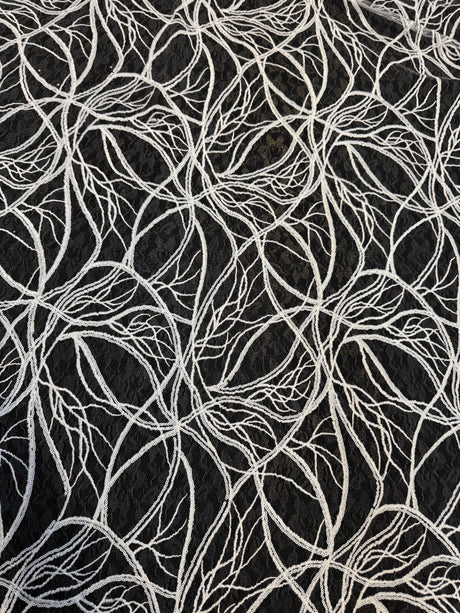 Stretch Sequin Embroidered Mesh