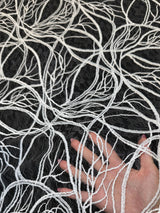 Stretch Sequin Embroidered Mesh