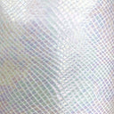 Venom Iridescent Snakeskin Stretch Velvet Spandex Fabric - 90 Percent Polyester 10 Percent Spandex, 4-Way Stretch, 60" Width (1 Yard)