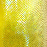 Venom Iridescent Snakeskin Stretch Velvet Spandex Fabric - 90 Percent Polyester 10 Percent Spandex, 4-Way Stretch, 60" Width (1 Yard)