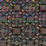 Bandana Paisley Print Nylon Spandex Fabric - Paisley Print, 60" Width (1 Yard)