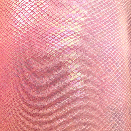 Venom Iridescent Snakeskin Stretch Velvet Spandex Fabric - 90 Percent Polyester 10 Percent Spandex, 4-Way Stretch, 60" Width (1 Yard)