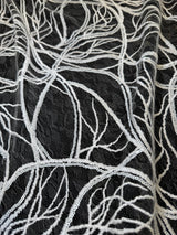 Stretch Sequin Embroidered Mesh
