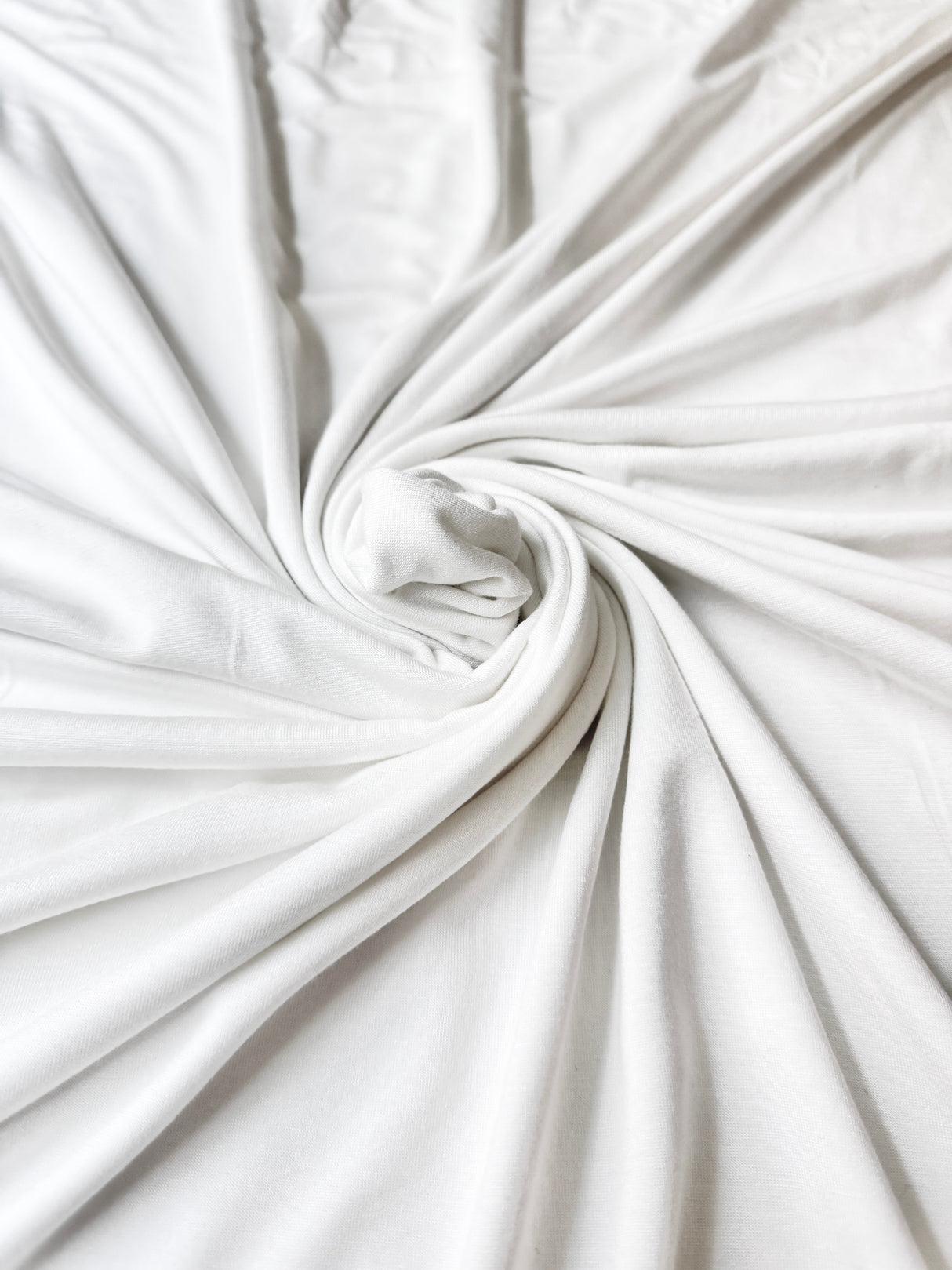 Cotton Jersey Knit White