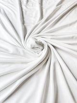 Cotton Jersey Knit White