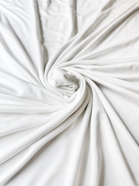 Cotton Jersey Knit White