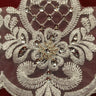 Beaded Lace Trimming on Polyester Organza