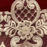 Beaded Lace Trimming on Polyester Organza