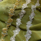 Beaded Corded Lace Trimming