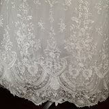 Beaded Lace Fabric 100% Polyester Net Mesh 51"