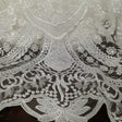 Beaded Lace Fabric 100% Polyester Net Mesh 51"