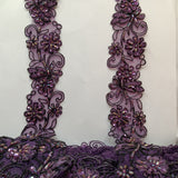 Beaded Corded Lace Trim