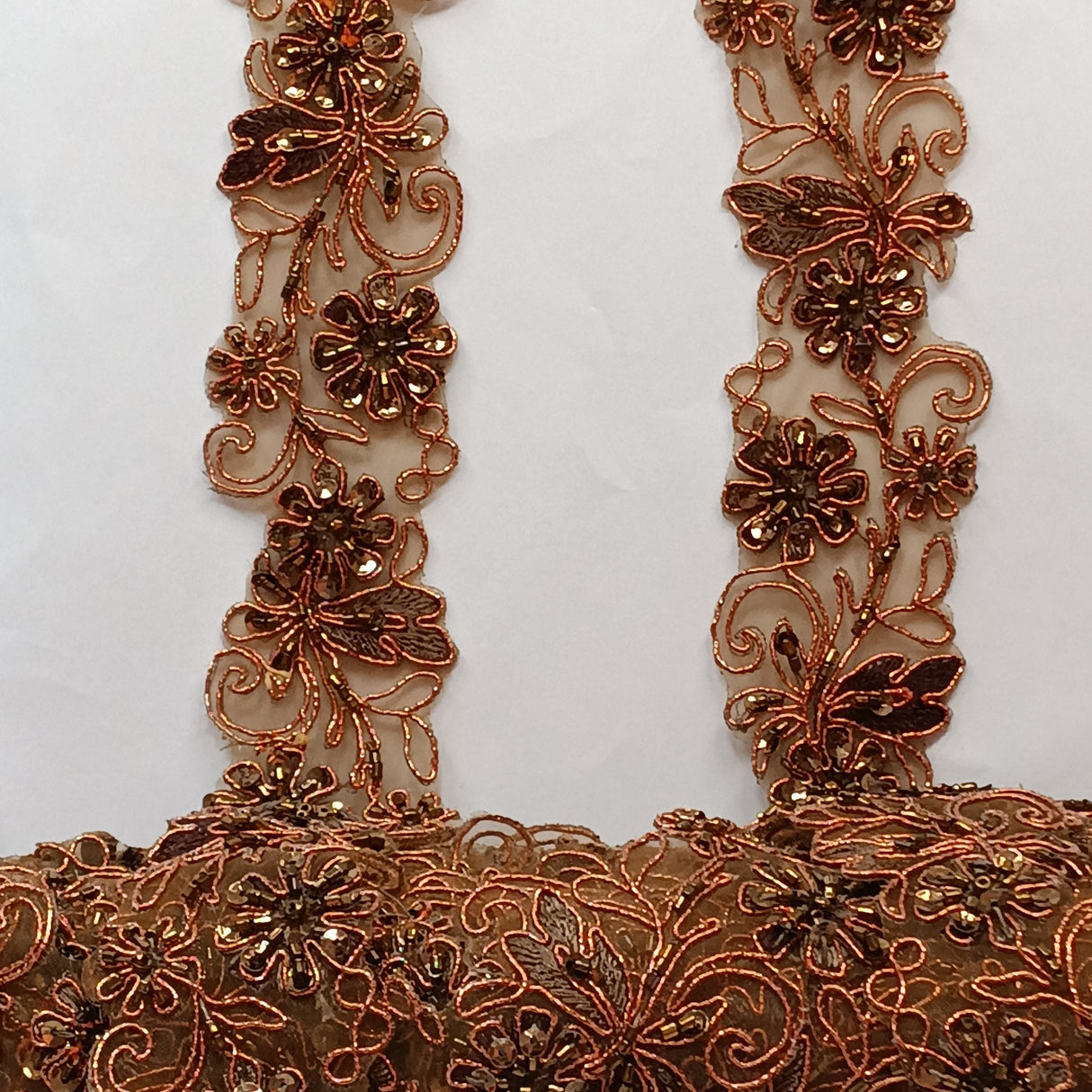Beaded Corded Lace Trim