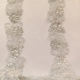 Beaded Corded Lace Trim