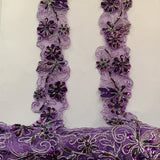 Beaded Corded Lace Trim