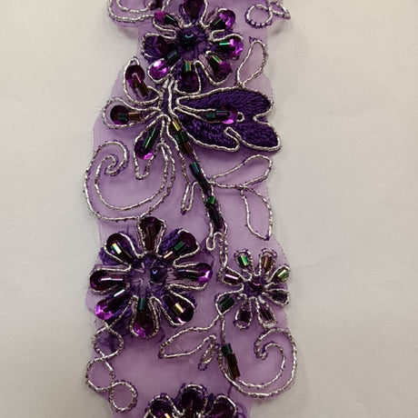 Beaded Corded Lace Trim