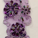 Beaded Corded Lace Trim
