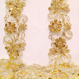 Beaded Corded Lace Trim
