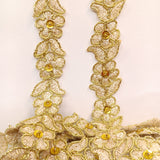 Beaded Corded Lace Trimming