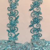 Beaded Corded Lace Trimming 1.5"