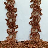 Beaded Corded Lace Trimming