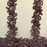 Beaded Corded Lace Trimming