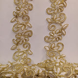 Beaded Corded Lace Trimming