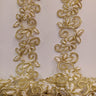 Beaded Corded Lace Trimming