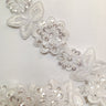 3D Floral Beaded Lace Trim