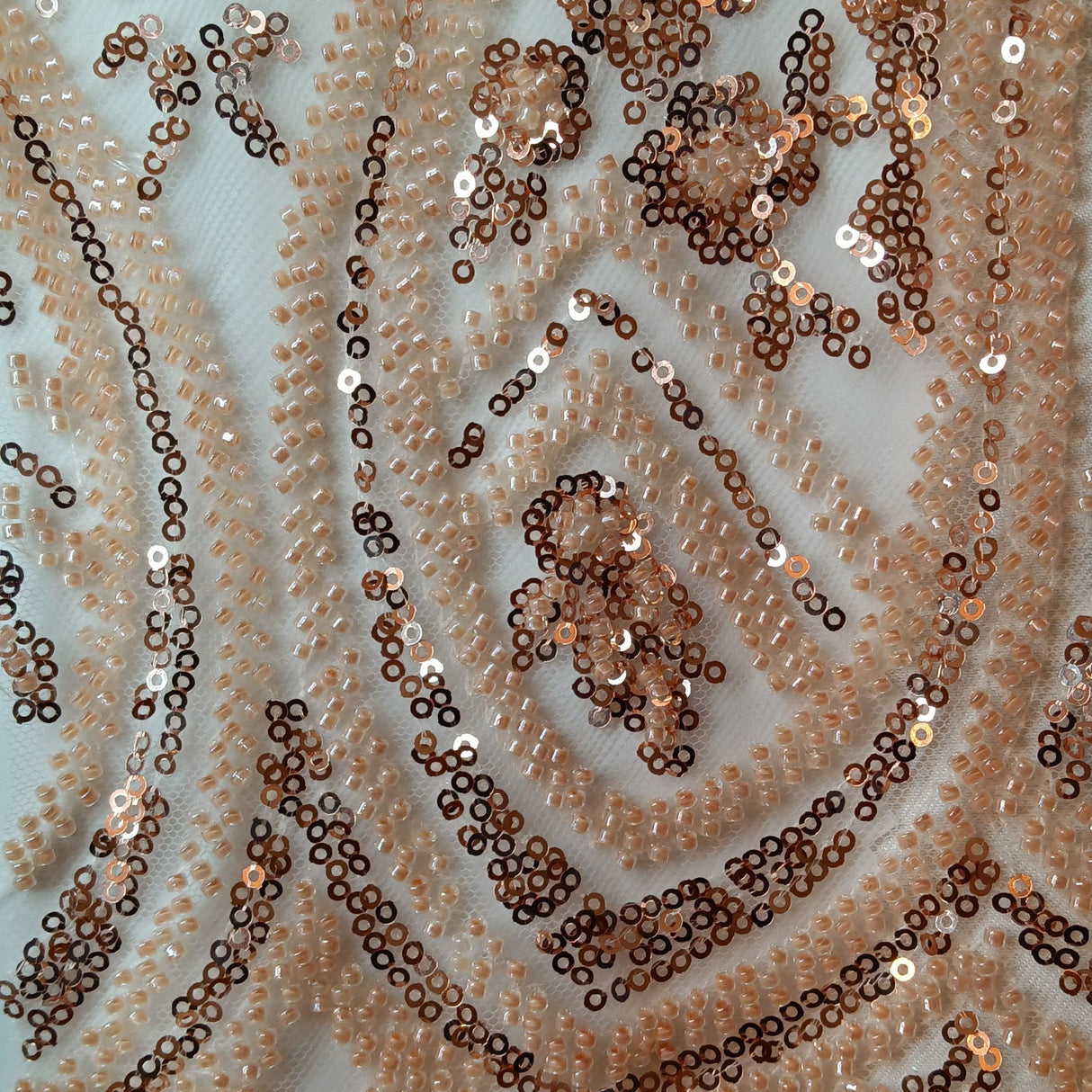 Beaded Embroidered Lace Mesh