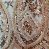 Beaded Embroidered Lace Mesh