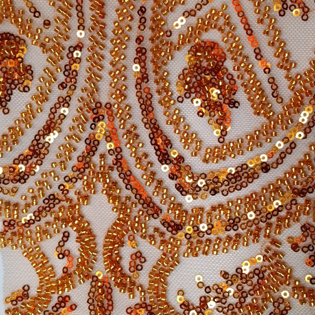 Beaded Embroidered Lace Mesh