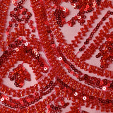 Beaded Embroidered Lace Mesh