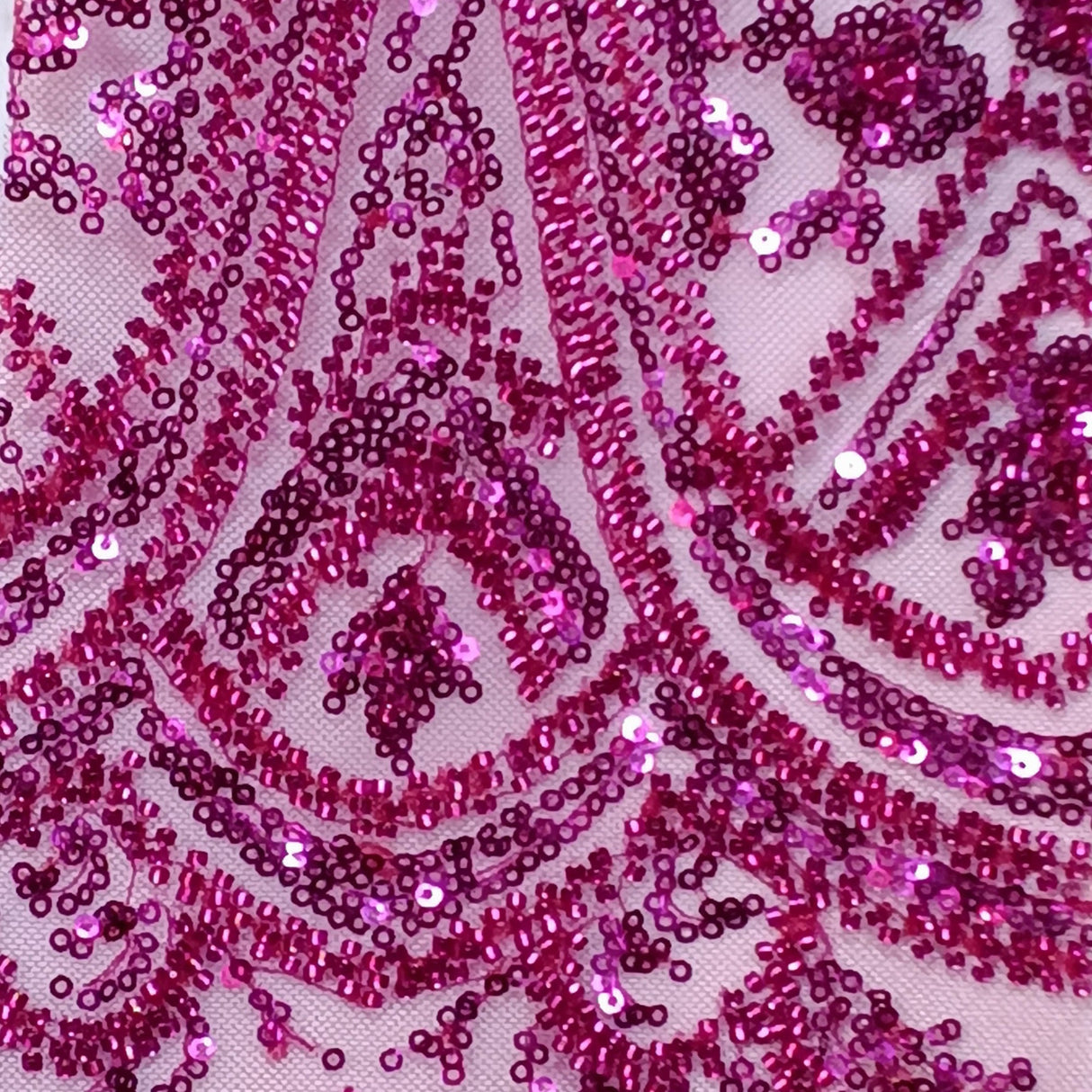 Beaded Embroidered Lace Mesh