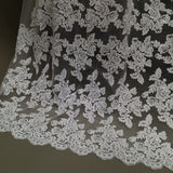 Beaded Corded Bridal Lace