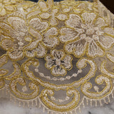 Embroidered Corded Lace Trim
