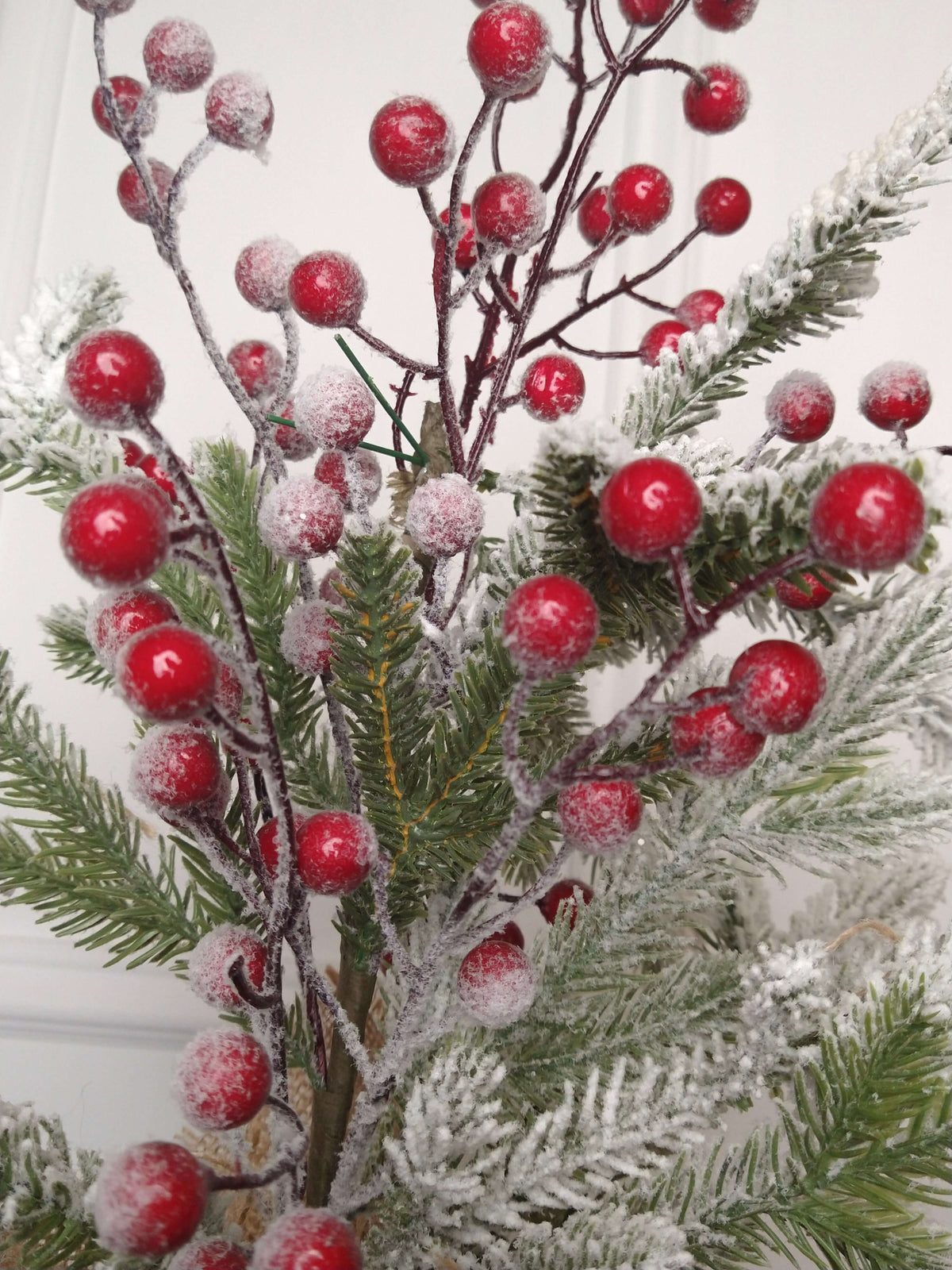 19” Frosted Tree with Berries