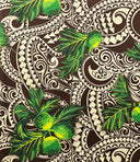 Poly Cotton Fabric Longan Traditional Tattoo Background