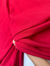 Stretch Cotton Jersey Knit Red
